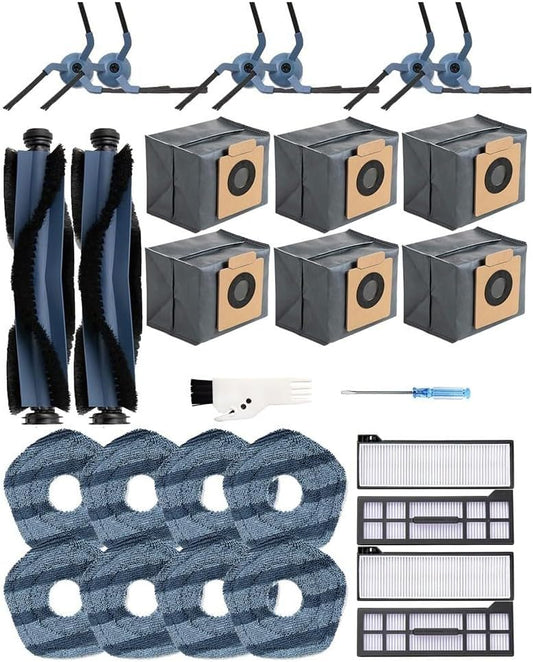 Cleaning Essentials Pack for Eufy X10 Pro For Omni Vacuum Set completo di spazzole, filtri e panni mocio