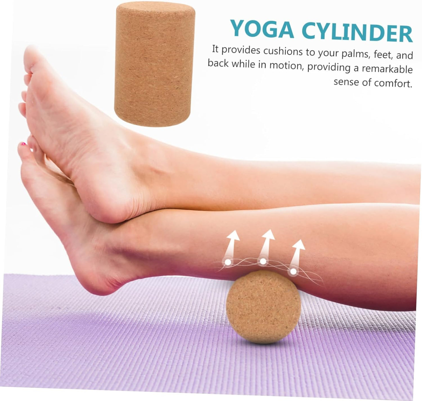TOYANDONA Yoga Antiscivolo Massaggiatore Ergonomico per Allenamento e Recupero Muscolare per Schiena e Braccia e Portatile