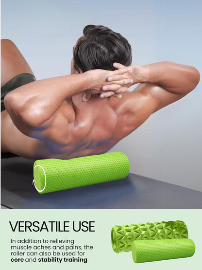 2 x Foam Roller for Trigger Point Therapy. Eva Foam Roller – Massage Roller for Pain Relieving Pain, Training Muscles, Back and Leg Massage, Fitness.33 x 14 cm//29 x 10 cm