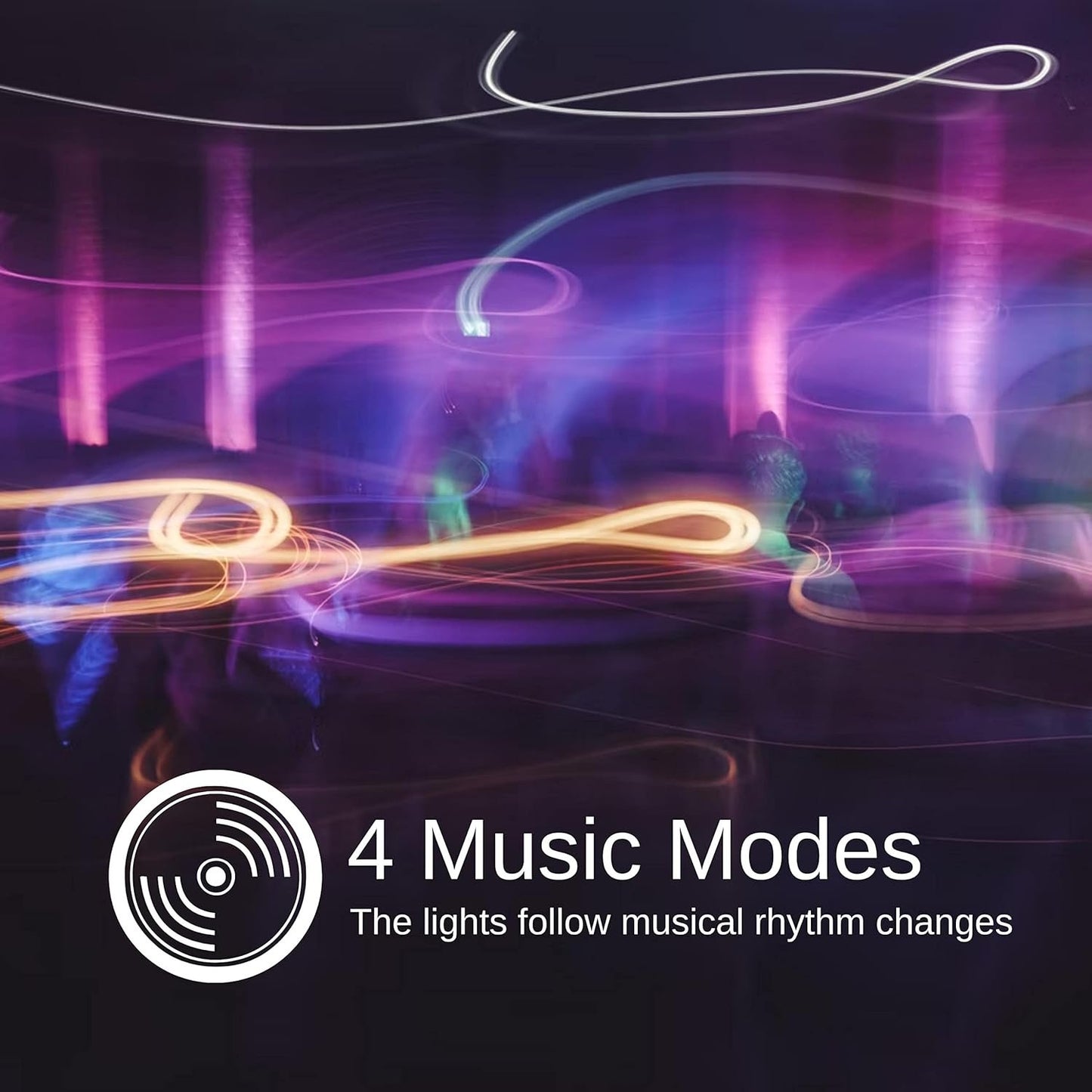 RS RGB Smart Light Bar, Bluetooth App Control Gaming Ambient Lights with 19 Scene Modes, 16 Million Colors, USB Powered LED Play Light Bar for PC, TV, Entertainment, Party