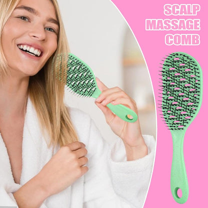 Men's Hair Brush, Paddle Scalp Massage Comb, Hair Cleaning Styling Accessory, Portable Grooming Tool for Hotel Use, Daily Care, College Dorm, Vacation, Travel, 9.4x2.8x1.2 Inches