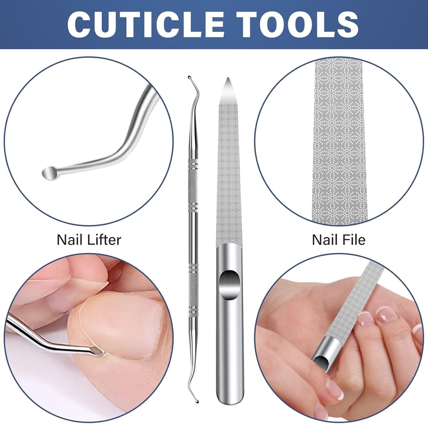 Toenail Clippers for Thick Toenails for Seniors, Angled Head Large Toe Nail Clippers Set for Men, Heavy Duty Ingrown Toenail Clippers with Wide Jaw, Ultra Sharp Slanted Nail Cutter with Long Handle