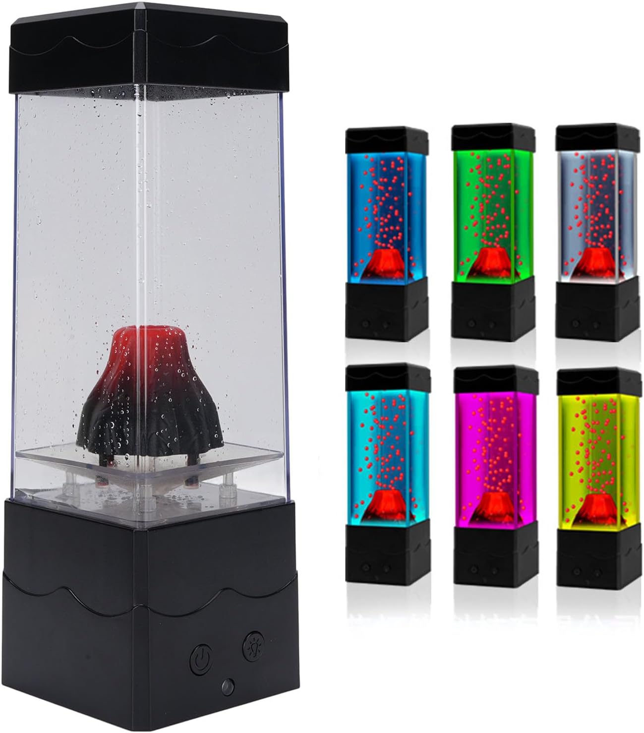 LED Volcano Night Light with Remote Control, Volcano Lamp Light, Adjustable Colors and Brightness, Dreamy and Romantic Ambience