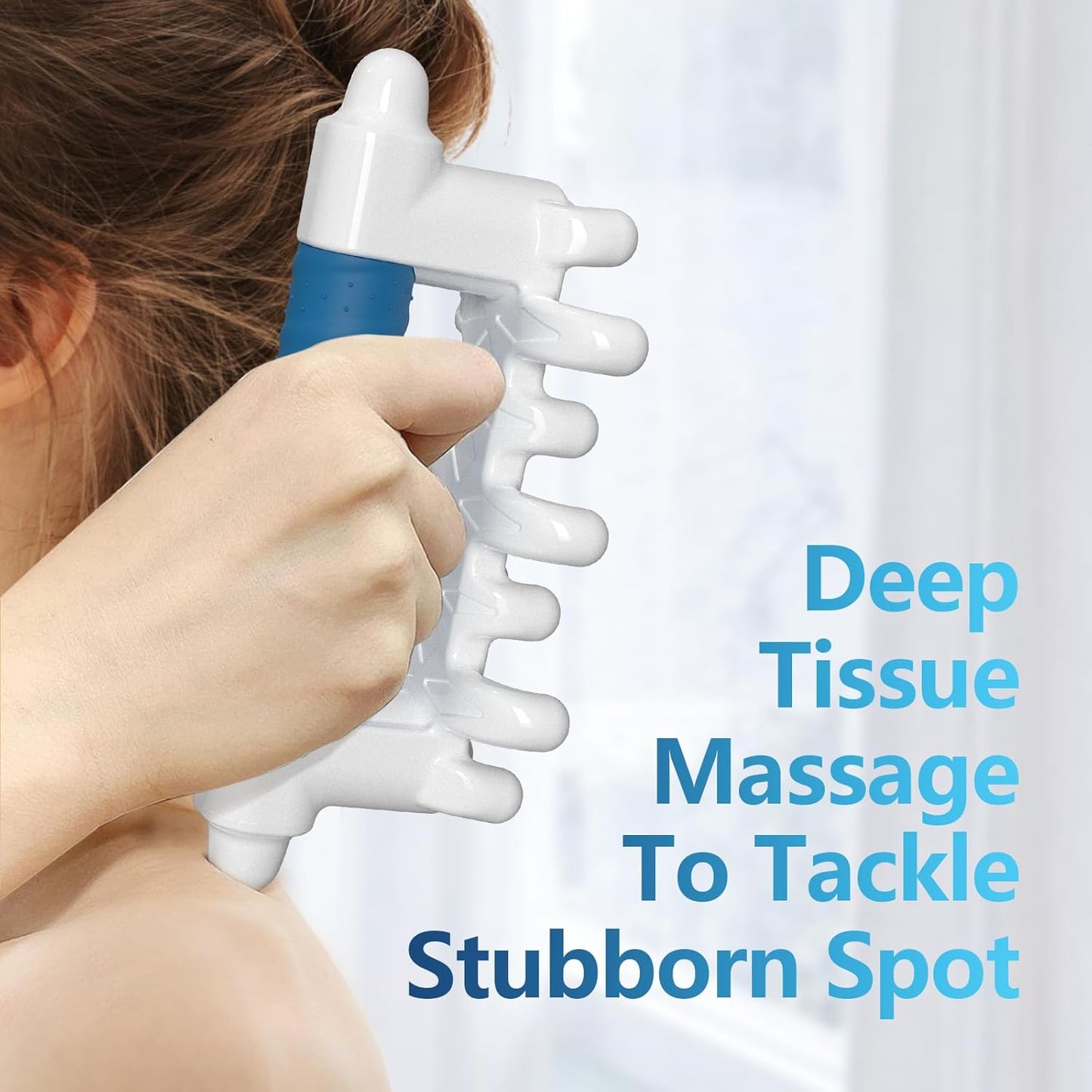 Vovtigo Fascia Massage Tool, Handheld Massager Pressure Point Release Tool, Gua Sha Tools for Deep Tissue Massage & Cellulite Reduction, Trigger Point Massage Tool for Whole Body