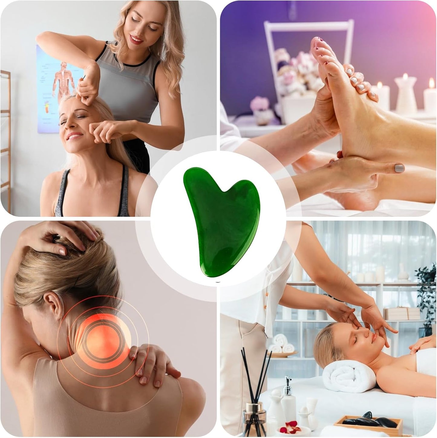 Body Massage Tool, Resin Handheld Muscle Scraper, Portable Physical Massage Tools for Body Enhanced Recovery Discomfort Relief
