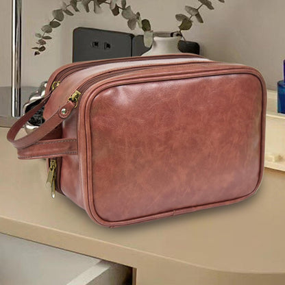 Hygiene Bag for Men - Shaving Bag Men Toiletry Bag | Bathroom Travel Bag, Toiletry Organizer, ReusableTravel Toilet Bags for Shaving Grooming Dopp Kit