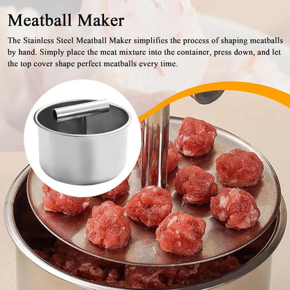 KPPFHBLI Stampo per Polpette, Utensili da Cucina Multifunzionali per Fare Polpette, Panini E Pasticcini, Gadget Pratici Facili da Usare, Che Fanno Risparmiare Tempo