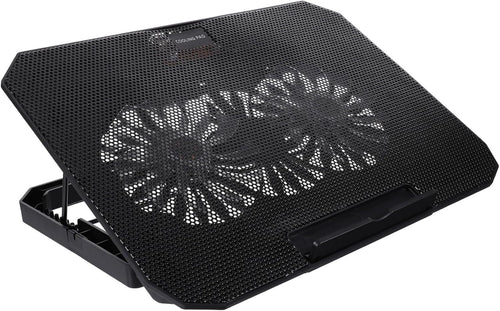 TEHAUX 1Pc Laptop Radiator Cooling Stand for Laptops Black USB Powered with Silent Fan Portable Notebook Cooler for Efficient Heat Dissipation