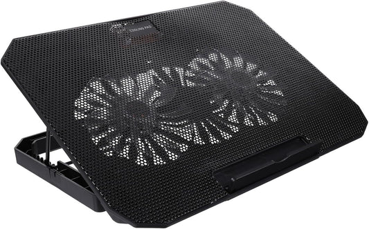 TEHAUX 1Pc Laptop Radiator Cooling Stand for Laptops Black USB Powered with Silent Fan Portable Notebook Cooler for Efficient Heat Dissipation