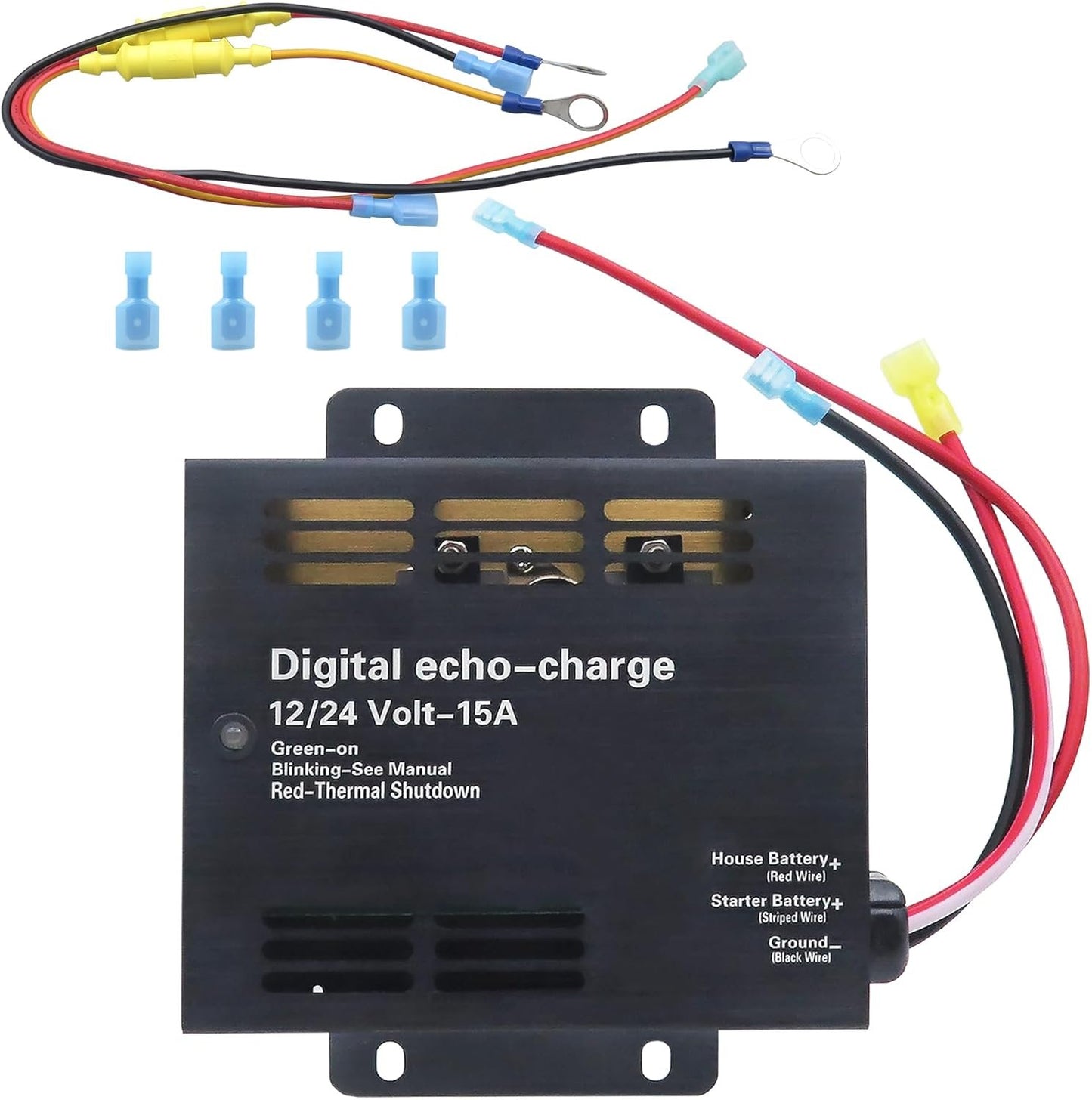82-0123-01 Auxiliary Battery Charger，Intelligent Dual Battery Charger, 12V System Adapter，Be Suitable for Xantrex 82-0123-01 Echo Charge，Suitable for RV, Marine and Solar Equipment