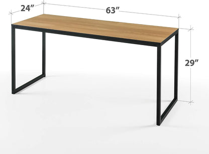 Zinus Modern Studio Collection Soho Rectangular Dining Table/Table Only/Office Desk/Computer Table, Natural