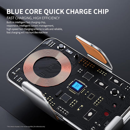 Wireless Car Charger,VNBBT 15W Fast Charging Auto Clamping Car Charger Phone Mount Phone Holder for iPhone 14 13 12 11 Pro Max Xs, Samsung Galaxy S23 Ultra S22 S21 S20, S10+ S9+ Note 9, etc