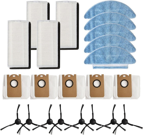 Cleaning Essentials - Set di panni per mocio con comodi sacchetti per la polvere e spazzole laterali efficienti per modelli Medion
