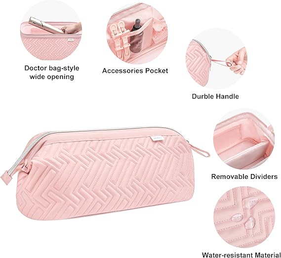 Leudes Hair Tools Travel Bag for Shark Flexstyle Carrying Case Portable Shark Hair Air Wrap Dryer Case Waterproof Dustproof Flat Curling Iron Travel Organizer