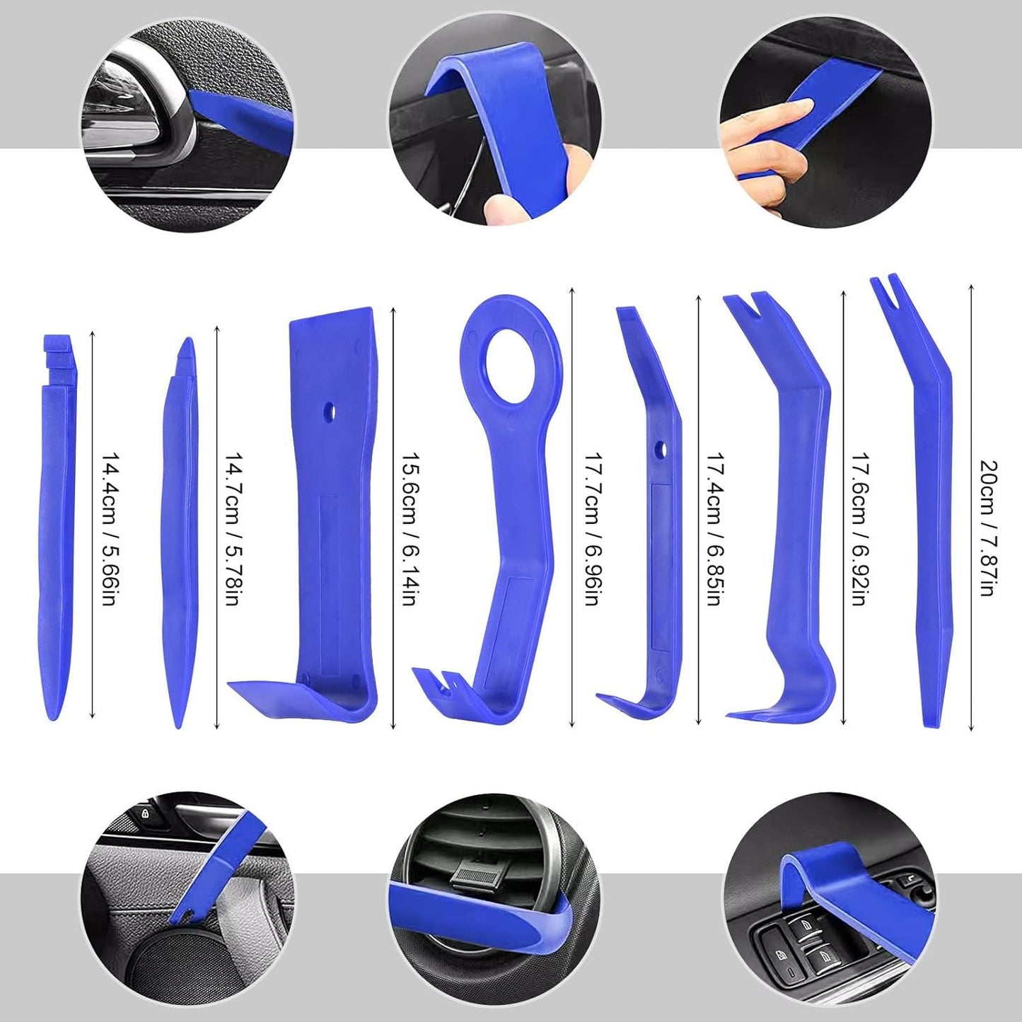 MumdoYAL 12 Pcs Car Lever Tool Set Car Interior Trim Removal Splits Removal Tools Car Removal Tool