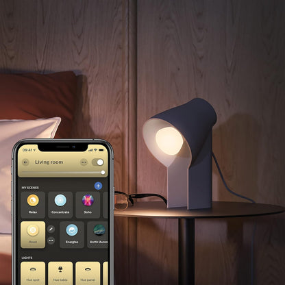 Philips Hue New White Ambiance Smart Light Bulb 2 Pack 75W - 1100 Lumen [E27 Edison Screw] with Bluetooth. Compatible with Alexa, Google Assistant and Apple Homekit.