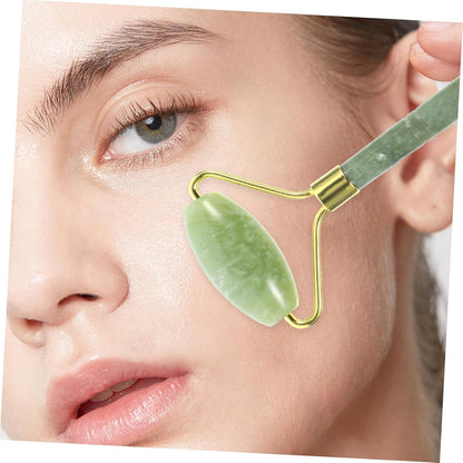 WOFASHPURET Aging Jade Roller Skin Care Massager for Face Puffiness Relief Comfortable Grip Face Massage Tool for Redness Migraine Relief present for Friends and Family