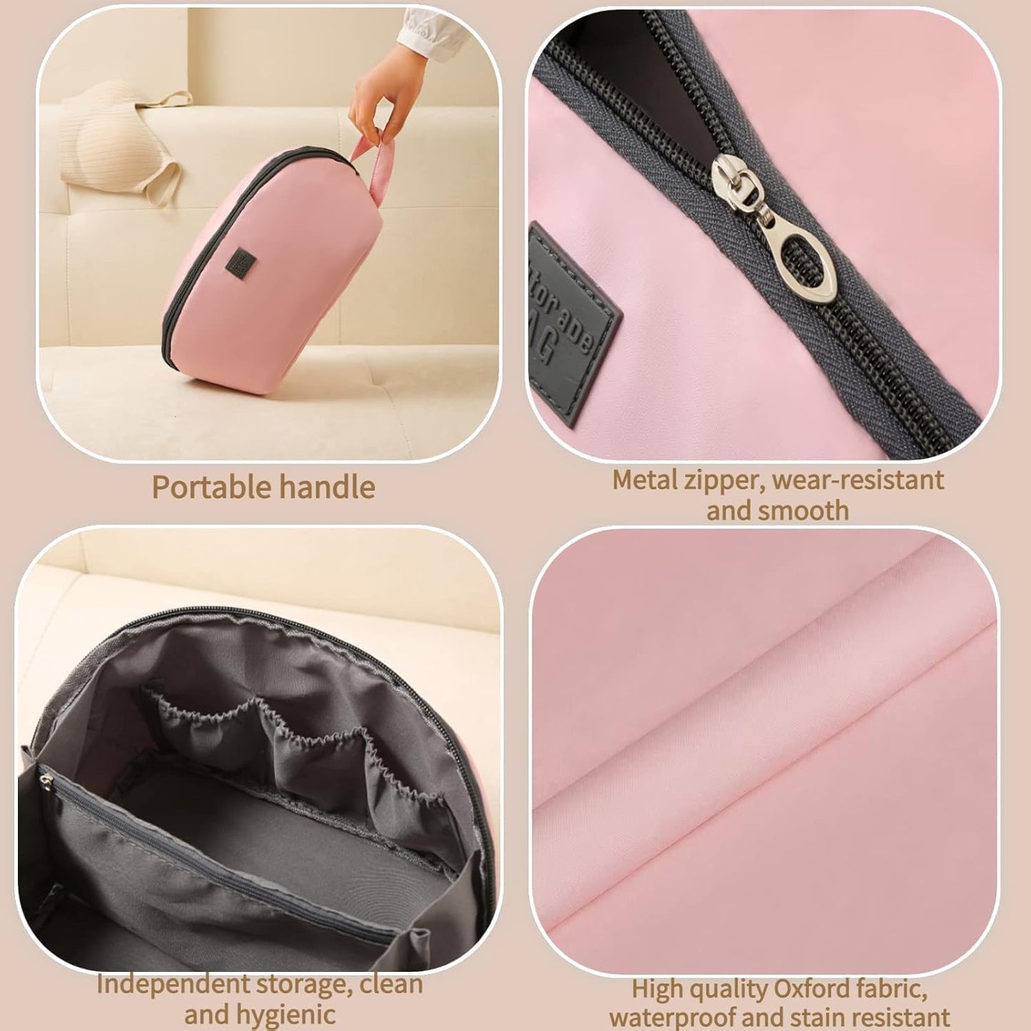 Bra Underwear Storage Bag Travel Lingerie Pouch, 1Pc Travel Underwear Storage Bag,Portable Waterproof Bra Storage Bag,Large Packing Organizer Bra Underwear Storage Bag,Portable Underwear Storage Bag