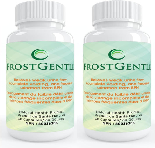ProstGentle Relieves weak urine flow, Incomplete voiding, and frequent urination from BPH (2)
