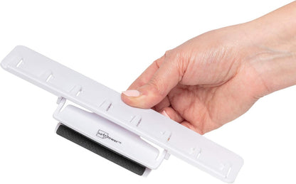 Note Tower Monitor Document Paper Holder for Typing | Clips to Laptops & Desktop Monitors I Reduces Eye & Neck Strain | Portable Copy Holder for Desk | Sticky Note Stand & Monitor Memo Board | White