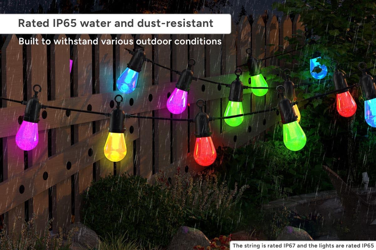 Kogan SmarterHome™ RGBICW Festoon Lights (15m) - KASMFSTN15A