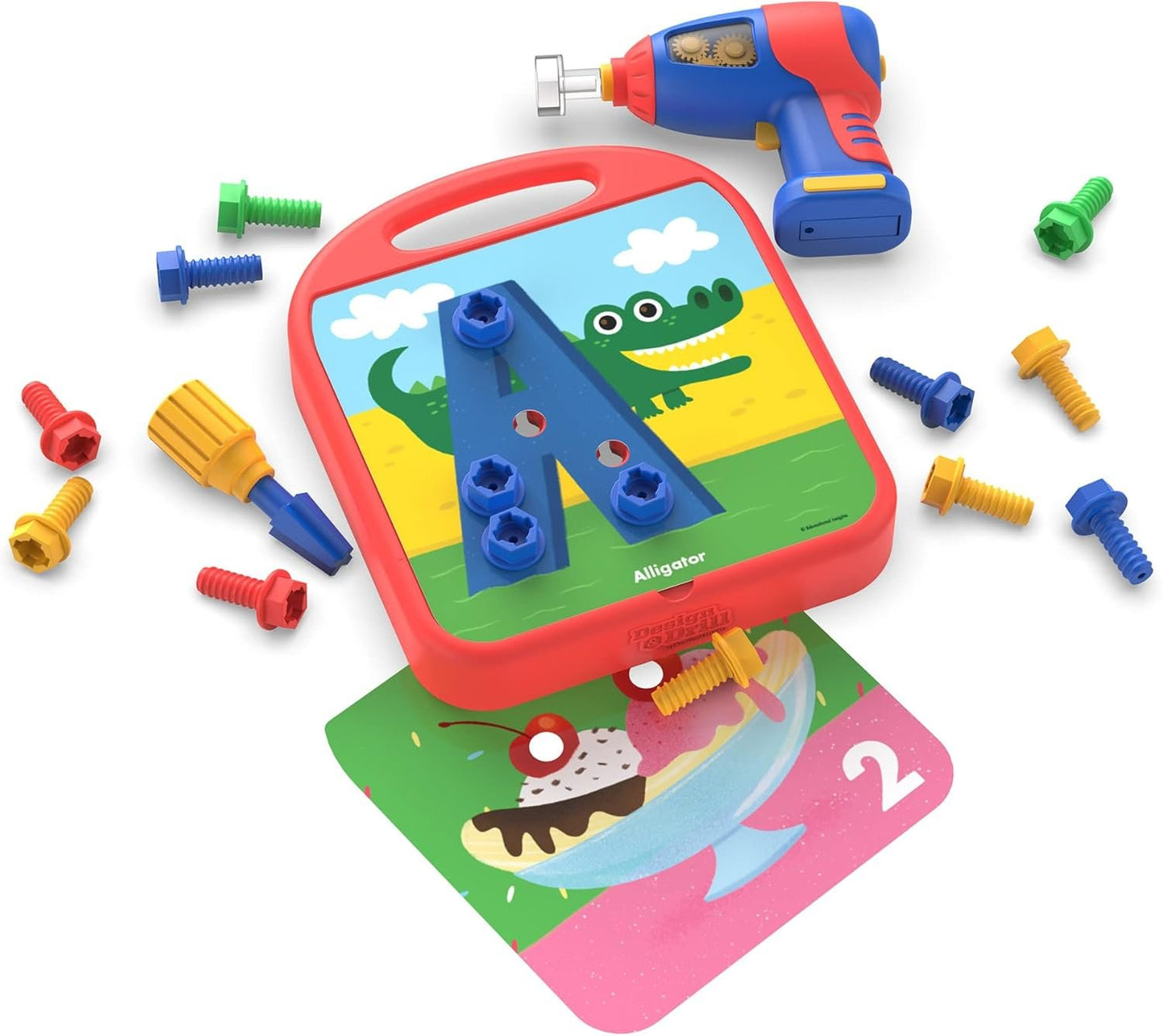 Learning Resources Design & Drill ABCs & 123S, Multicoloured Learning Toy for Little Kid, Ages 3+