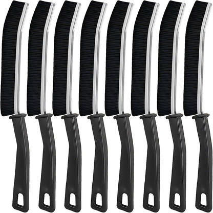 8 Pcs Cleaning Brush, Hard Bristle Crevice Cleaning Brush, Multifunctional Gap Scrub Brush, Home Essentials, Bathroom Cleaner Tools Kits for Household, Kitchen, Window, Faucets, Toilet, Groove, Car