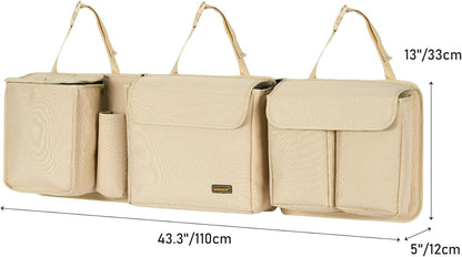 MARKSIGN Deluxe Trunk and Backseat Organizer for Medium or large size SUVs & RVs, Detachable Storage Modules with Built-in Cooler, Patent Pending