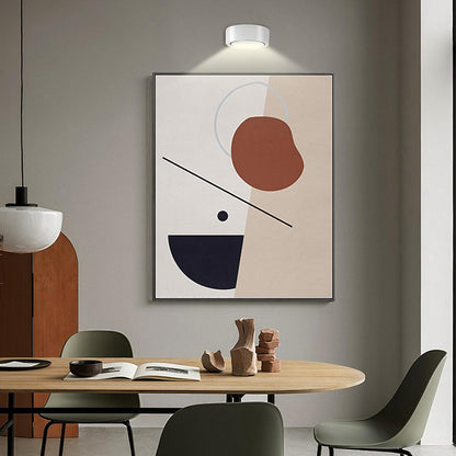 Generico Picture Lights, Smart Control Wall Art Light, 3.39x1.18 Inches, Cordless Frame Spotlight, Adjustable Timer Function for Painting, Photo, Poster Display, Gold, Black and White