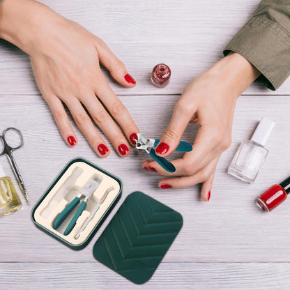 Lmyit Nail Trimmer For Women | Anti-Splash Ingrown Nail Trimming Tool with File and Spoon | Wide Jaw Opening Slanted Tool For Women Men Seniors Elderly Adults Pedicure