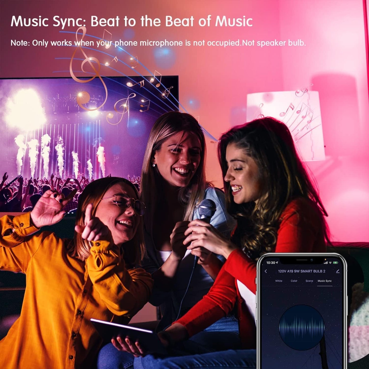 DAYBETTER Smart Light Bulbs, LED Light Bulb, Alexa Light Bulb, WiFi Color Changing Light Bulb, Smart Bulbs That Work with Alexa & Google Home, Music Sync, A19/E26 9W 810LM Smart Home Lighting, 2 Pack