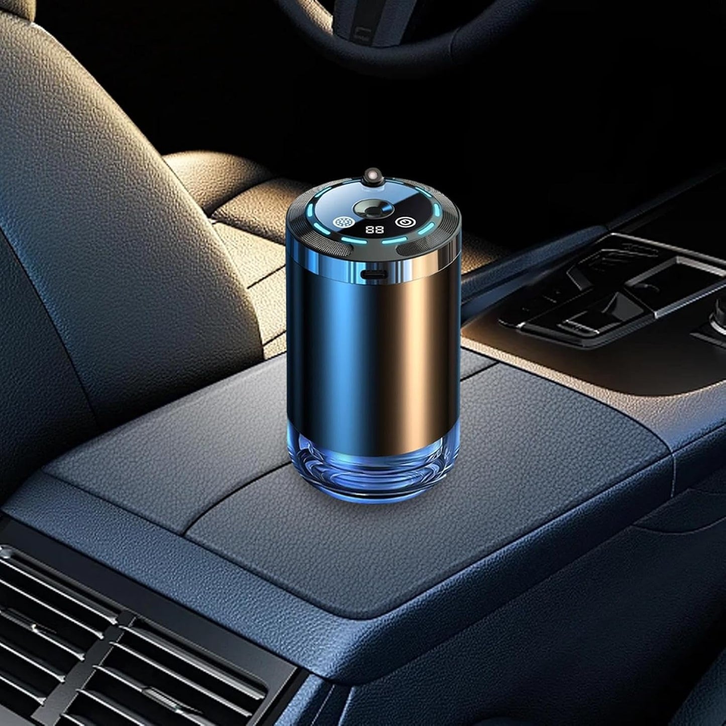 Car Humidifiers, Car and Home Air Umidificatore, Portable Scent Diffuser, Multi Mode Car Humidifier, Car Air Purifier and Humidifier, Car Diffuser with Multiple Settings for Car, Home, Small Room