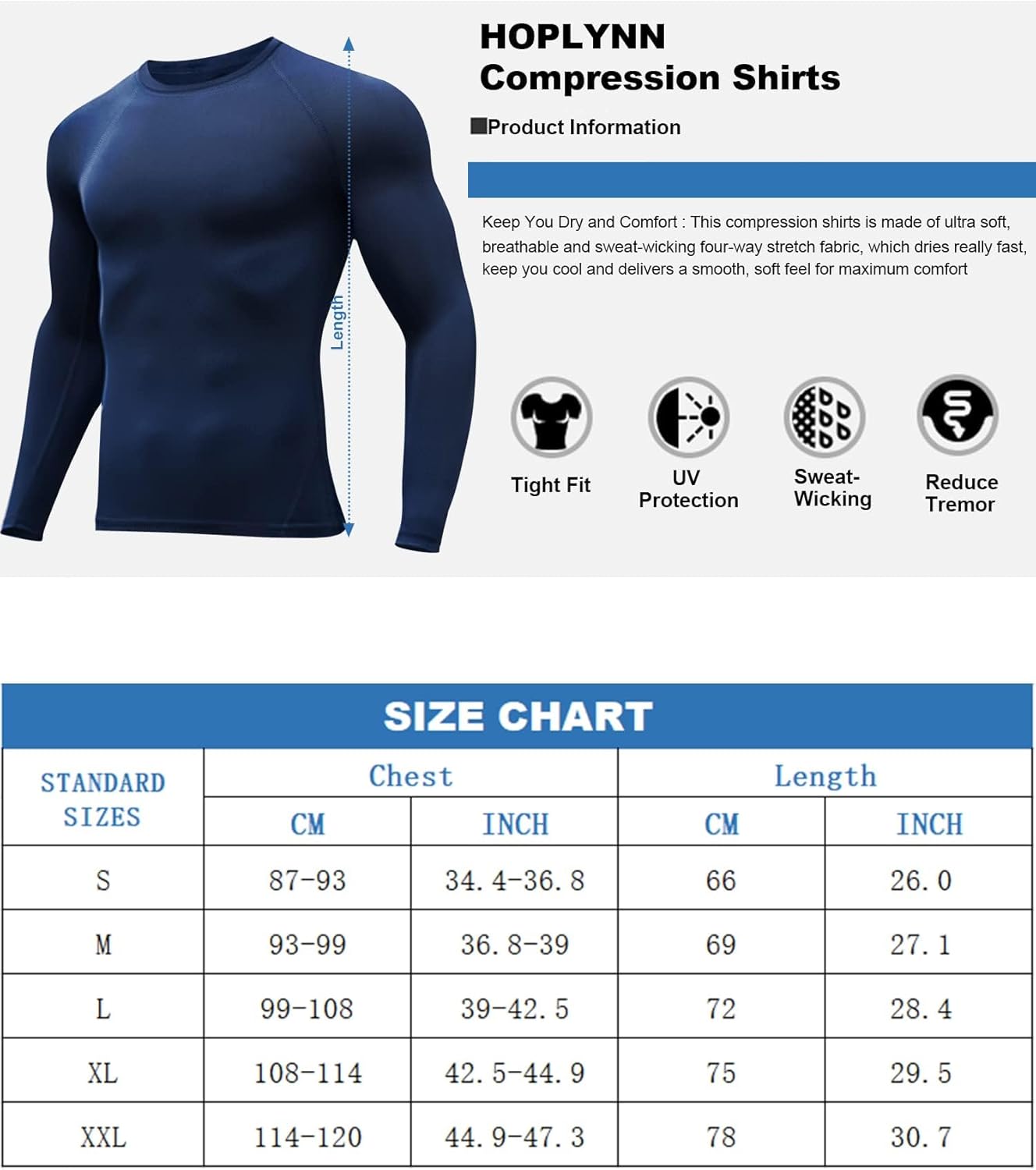 4/5 Pack Compression Shirts Men Long/Short Sleeve Athletic Cold Weather Baselayer Undershirt Gear Tshirt for Sports Workout, 2 Black 2 White, M