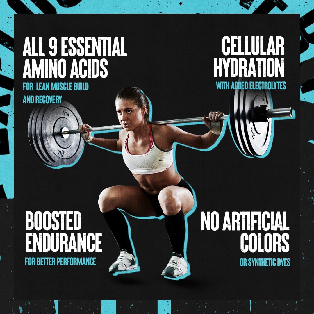 Universal Nutrition Animal Juiced Aminos Enhanced BCAA and EAA Instantized Amino Acid Supplement, Orange, 30 Count, 368 gms