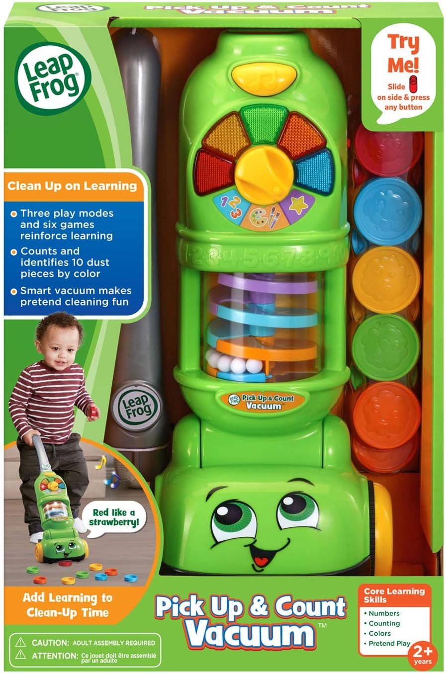 LeapFrog Pick Up and Count Vacuum, Green