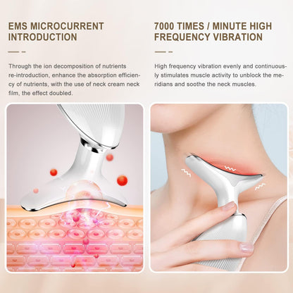 CooBES Electric Facial Massager, Fade Wrinkles Skin Tightening, Personal Beauty Massage Heating Device and Skin Care, Fashion Piece