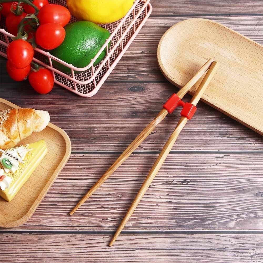 5 cerniere nere riutilizzabili per bacchette da allenamento, per allenatori principianti o studenti, utensili da cucina e gadget