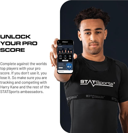 STATSports APEX GPS Soccer Tracker Vest - APEX Athlete Series - Tracks 16 Key Metrics - Sport GPS Vest for Elite Performance Tracking - Sports Activity Trackers Used by Pro Players & Teams, Adult M