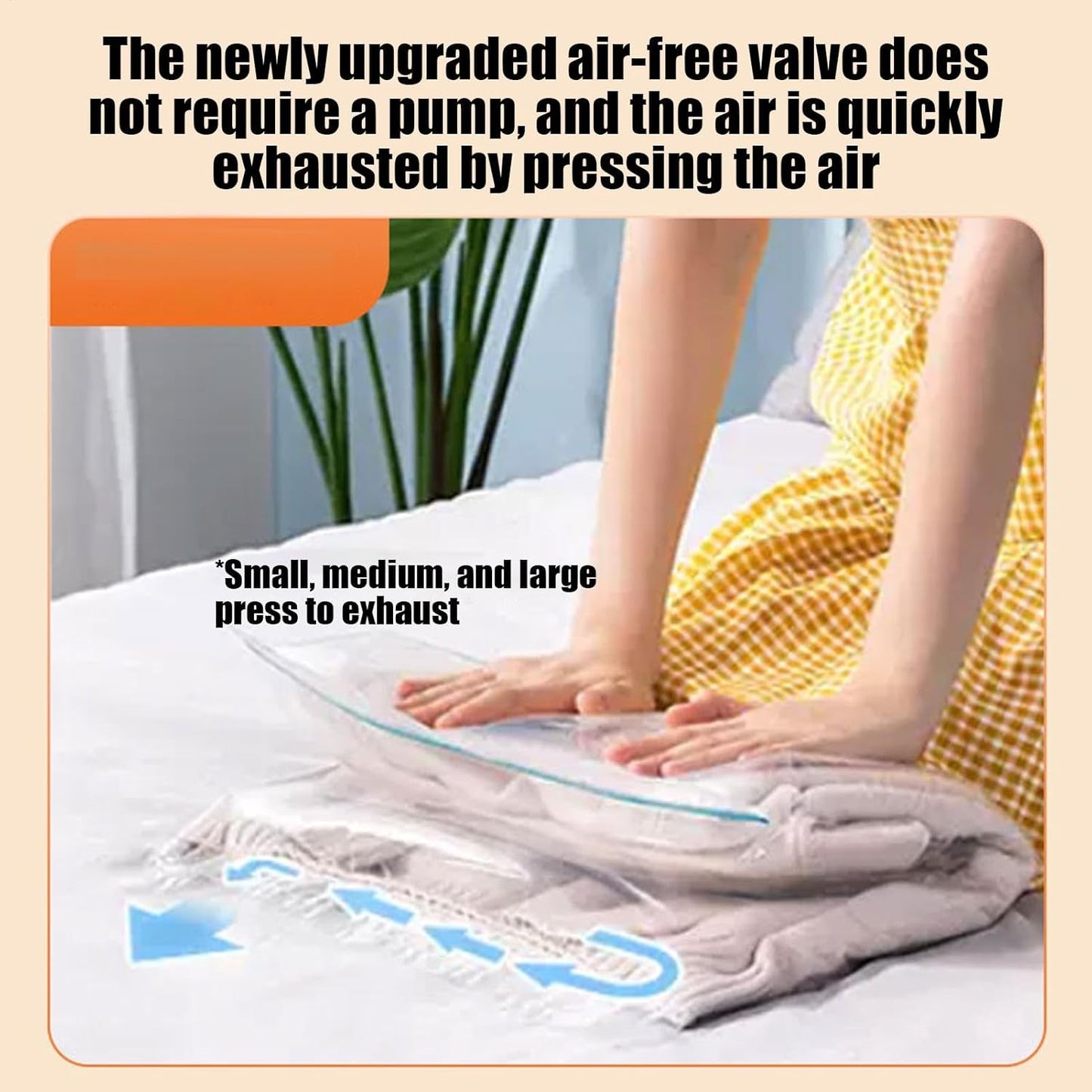 Travel Vacuum Bags, 2 Pack Clothing Organizers, Space Saving Storage for Suitcases and Home, No Pump or Vacuum Required, Ideal for Efficient Packing, Organization