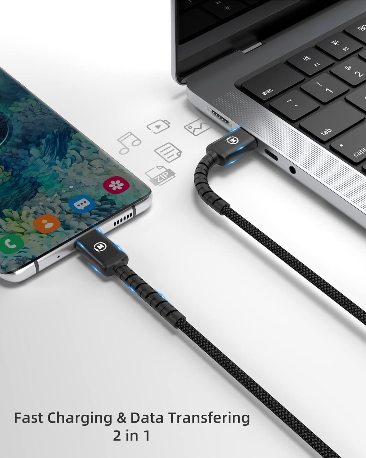 imuto USB C Charger 65W/45W, GaN PD PPS Super Fast Charging for iPhone15,Samsung Laptop, Steam Deck, Chromebook, Galaxy Book Pro, Tab S8, S22 S21 Ultra, iPad, MacBook, HP, Dell, Lenovo, Pixelbook