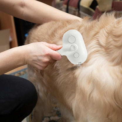 Cats Spray Brush, Multifunctional Dog Massager Brush, 7.48 x 4.33 x 2.68 Inches Ergonomic Design & Comfort, Pet Grooming Steamy Comb for a Pleasant Hygiene Experience
