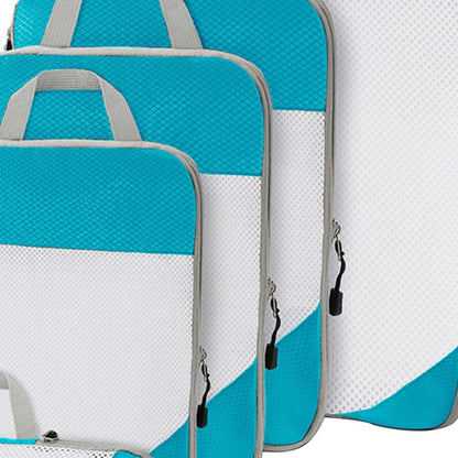 Gralara Ultimate Travel Packing Cubes Set for Seamless Organization, Sky Blue