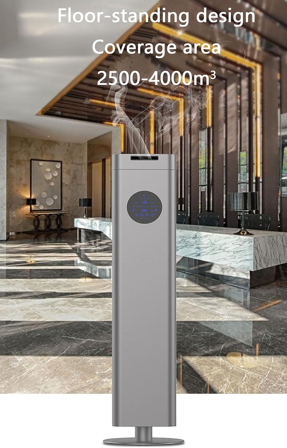 Scent Air Machine for Home 1500ml/0.39gal, Standing-Floor Waterless Fragrance Diffuser, Smart Control Aroma Diffuser,3000sq.ft Coverage,for Living Room, Office