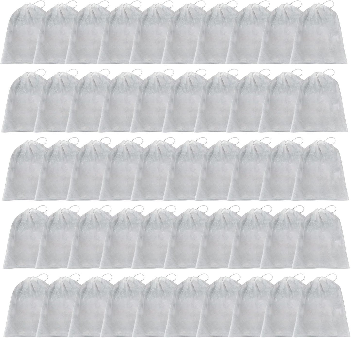 Shoe Dust Bags – Lightweight Storage Pouches, Reusable Shoe Holders | Foldable Dust Resistant Wraps, Non Woven Packing Sacks, For Protecting Footwear During Trips or Closet Organization