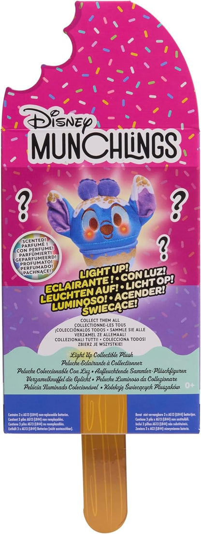 Just Play Disney Munchlings Light-Up Scented Collectible Plush, Kids Toys for Ages 0+ by