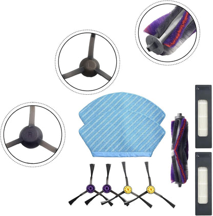 Robert 770 Cleaning Essentials - Spazzola a rullo, filte e panni con spazzole laterali extra per esigenze di pulizia profonda