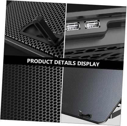 jojofuny Gaming Laptop Stand with Fans Height Ergonomic Design for Comfort Powerful Cooling Pad for Laptops Wide Compatibility with Slip Features