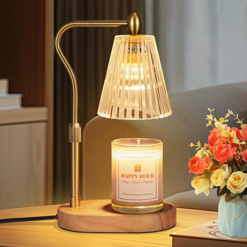 Imenlox Candle Warmer Lamp, with Timer and Dimmer, Adjustable Height, Birthday Gifts for Women Mom, Wax Melt Warmer for Scented Jar Candles, Home Decor
