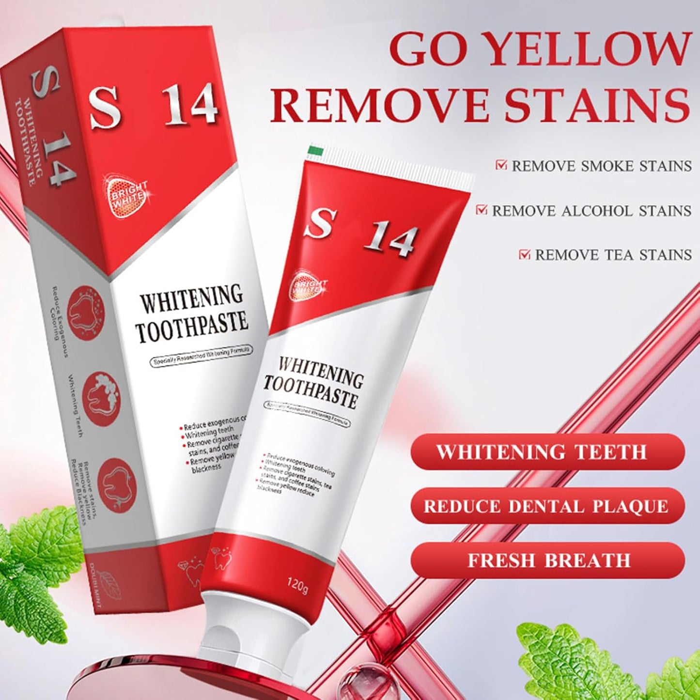 Natural Toothpaste, Gentle Brightening, Odor Remover, Orals Hygiene, Pure Formula, Freshs Burst, Mints, Vibrant Care, Cavity Defense, with Lasting Zest for Optimal Smile