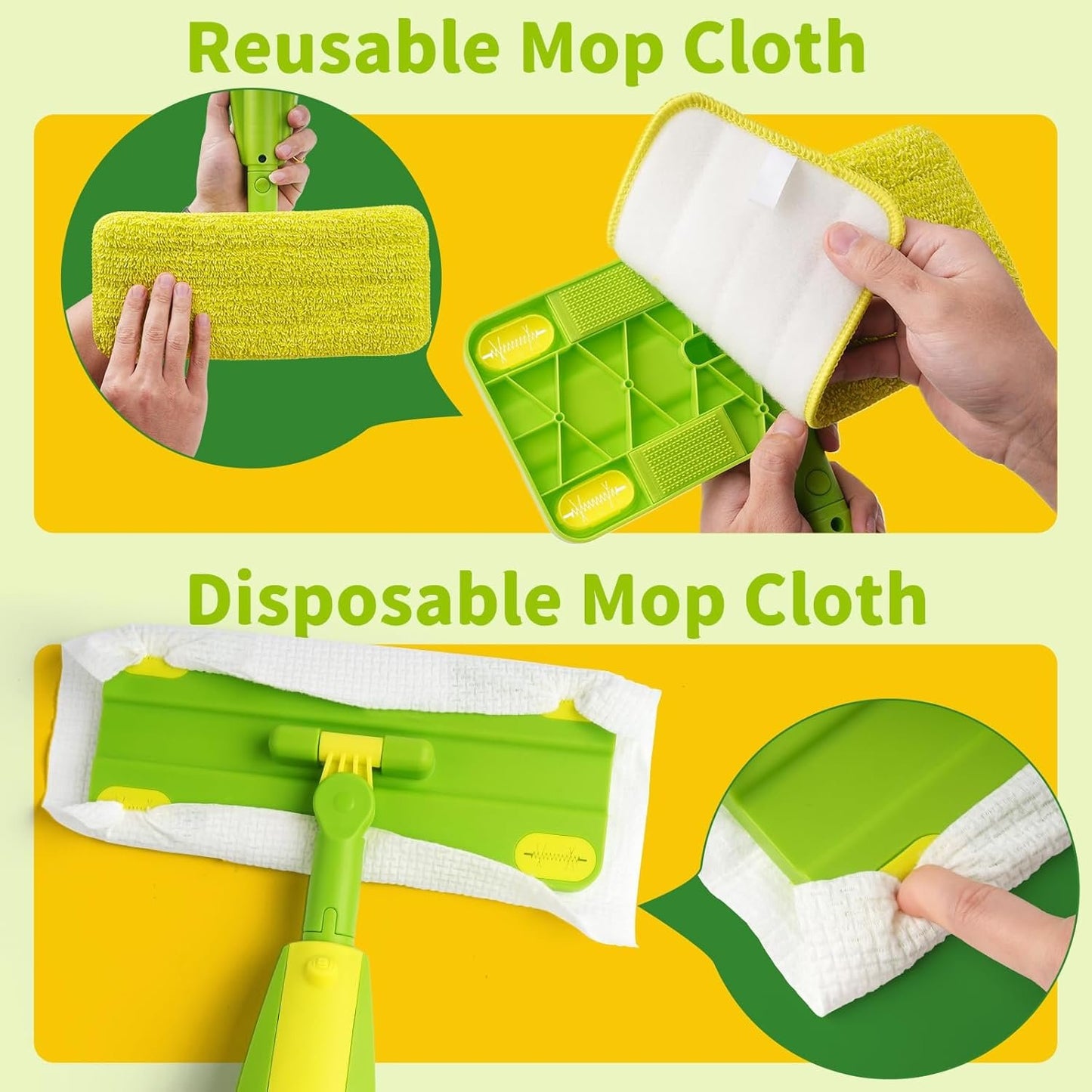 Yasterd Kids Spray Mop,Fun & Functional Toddler Cleaning Set,Real Working Mop for Floors,Pretend Play & Learning – Includes Spray Bottle, 2 Washable Microfiber Pads, Montessori Kids Cleaning Toy Set